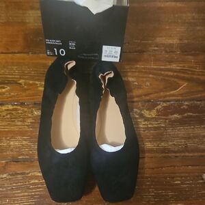 J. Crew Black Suede Flats